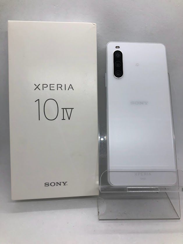 ムスビー｜Xperia 10 IV SOG07 128GB ホワイト SIMフリー au版【Xperia 