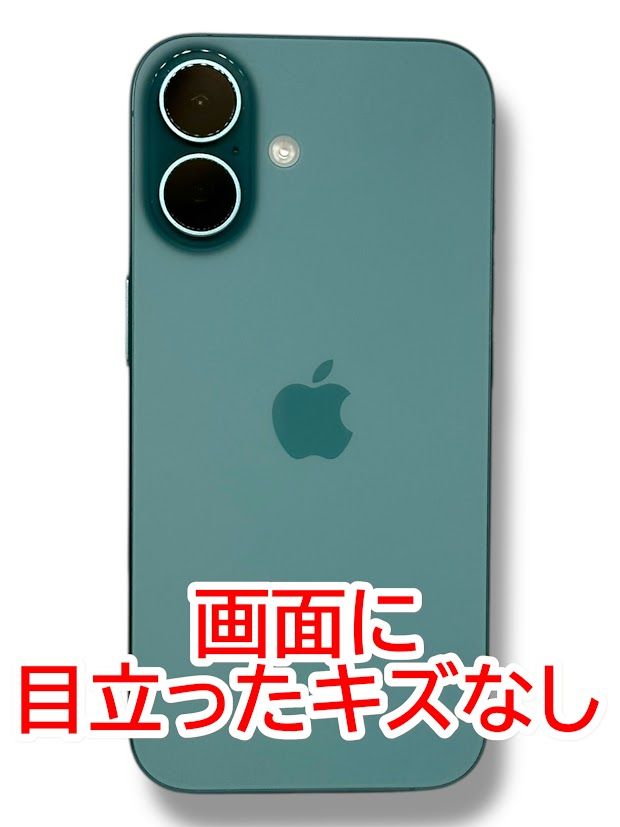 iPhone 16 Plus 256gb バッテリー100% ムスビー|【バッテリー100%】iPhone 16 256GB ティール SIM