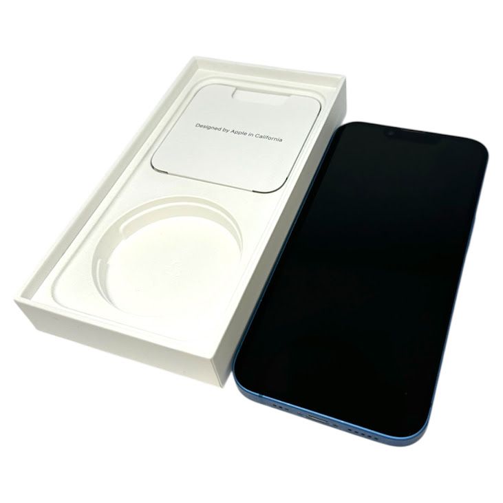 iPhone��13��128GB���֥롼��SIM�ե꡼��au��