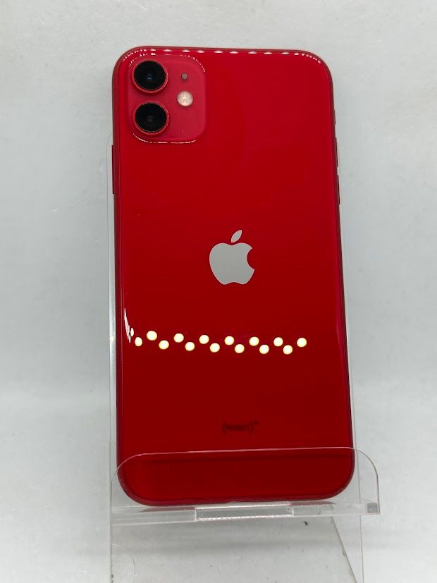 ムスビー｜iPhone11 128GB レッド SIMフリー au版 バッテリー77 