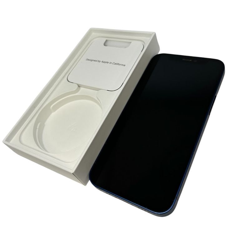 iPhone��12mini��64GB���֥롼��SIM�ե꡼�����եȥХ���