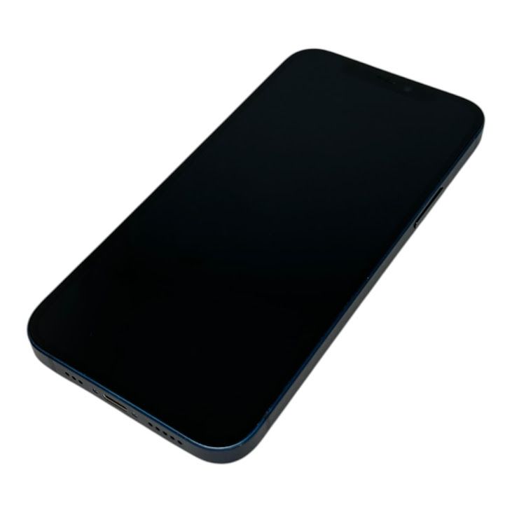 �ڥХåƥ꡼100%��iPhone��12��128GB���֥롼��SIM�ե꡼��au��