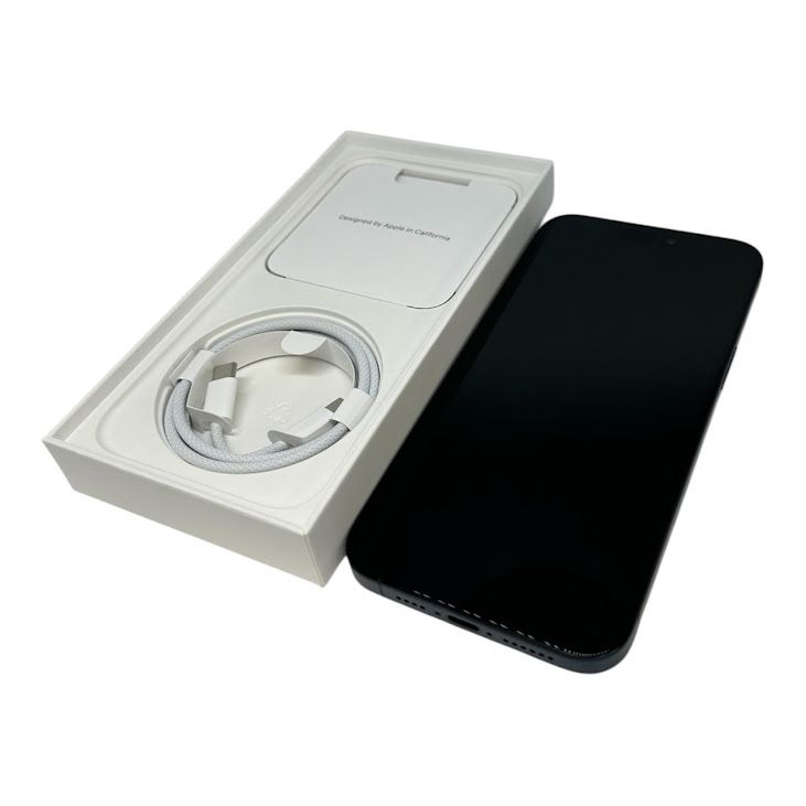 �ڥХåƥ꡼100%��iPhone��15ProMax��256GB���֥롼�����˥���