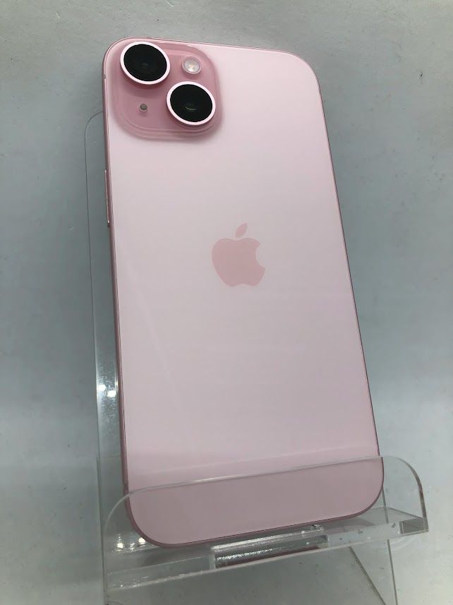ムスビー｜iPhone15 128GB ピンク SIMフリー バッテリー100 