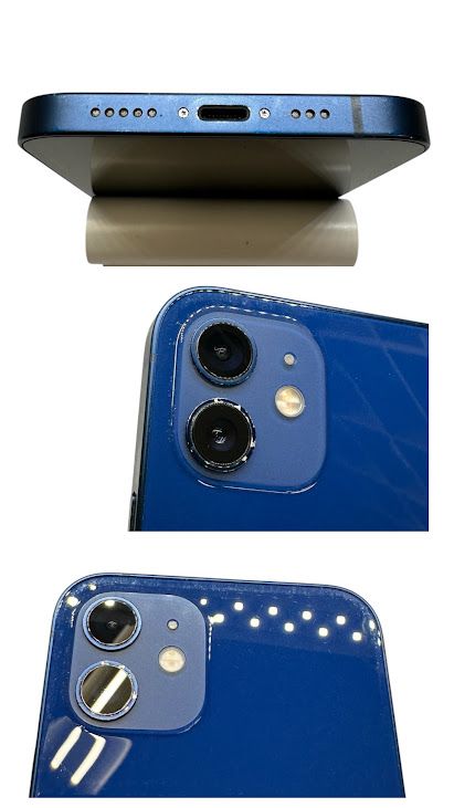iPhone��12��128GB���֥롼��SIM�ե꡼�����եȥХ���