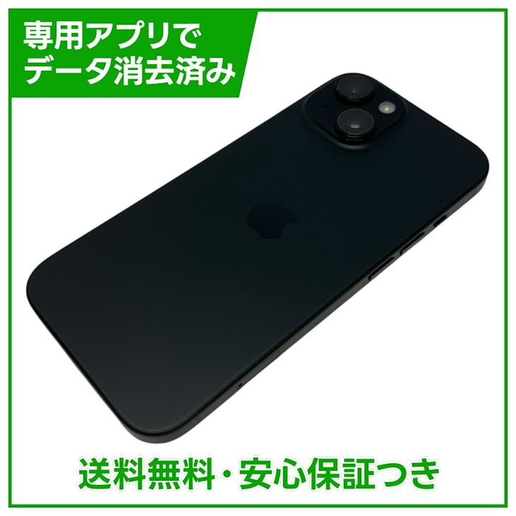 iPhone��15��128GB���֥�å���SIM�ե꡼�����եȥХ���