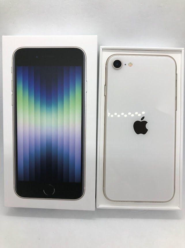 ムスビー｜iPhone SE(第3世代) 64GB スターライト SIMフリー au版  