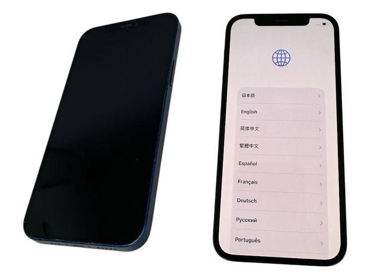 iPhone��12��64GB���֥롼��SIM�ե꡼��au��