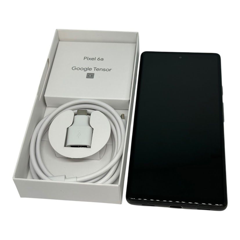 グーグル Pixel6a Google 128GB simフリー 箱・付属品有 ムスビー|Pixel 6a 128GB Chalk SIMフリー【Google Pixel 6a