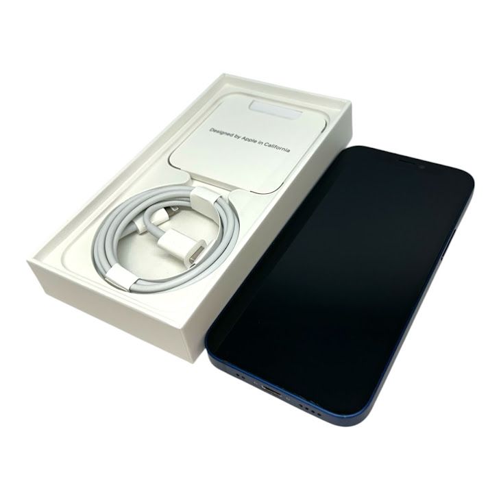 iPhone��12mini��64GB���֥롼��SIM�ե꡼��au��