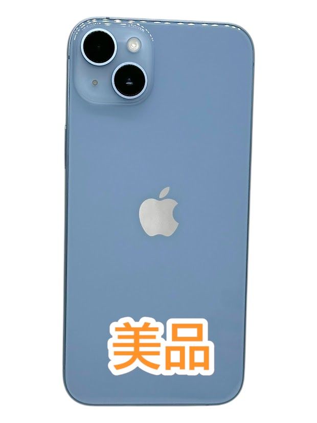ムスビー｜iPhone14 Plus 128GB ブルー SIMフリー バッテリー100 
