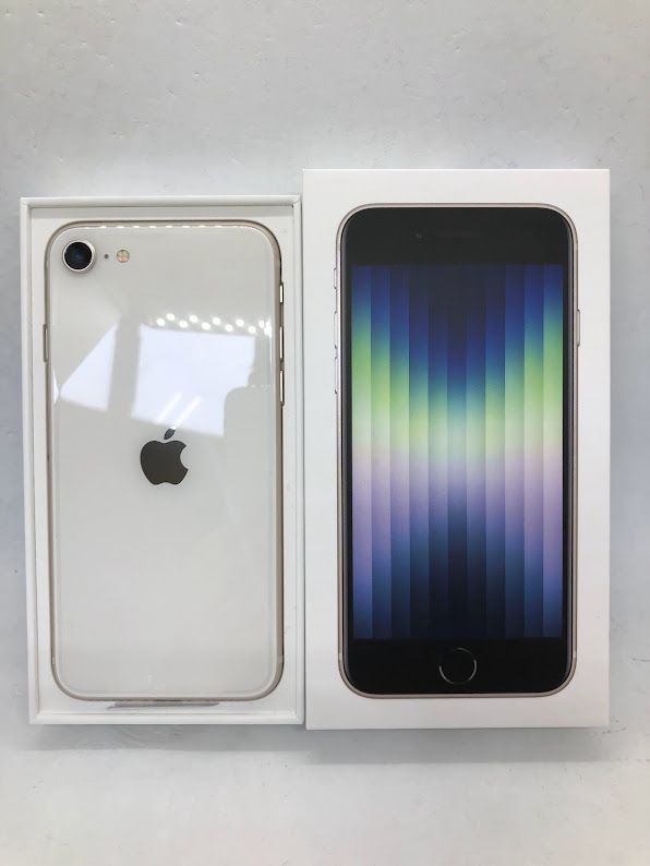 ムスビー｜iPhone SE(第3世代) 128GB スターライト SIMフリー au版 未 