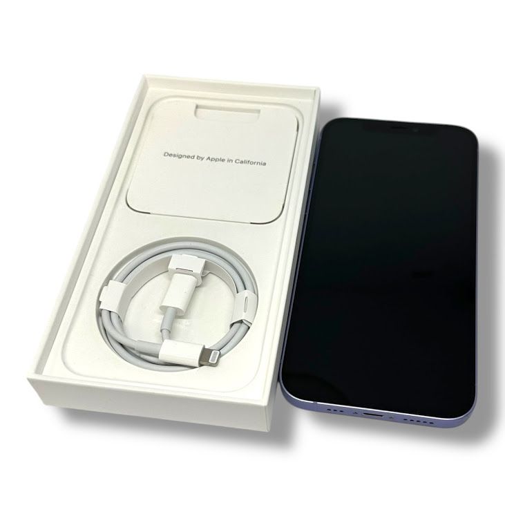 iPhone 12 SIMフリー パープル 128GB バッテリー87% ムスビー｜【バッテリー87%】iPhone 12 128GB パープル SIMフリー au版