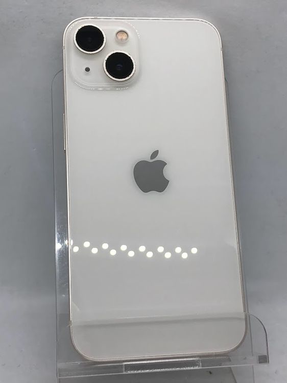 ムスビー｜iPhone13 128GB スターライト SIMフリー au版 バッテリー85 