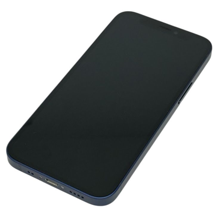 �ڥХåƥ꡼100%��iPhone��12mini��256GB���֥롼��SIM�ե꡼��au��