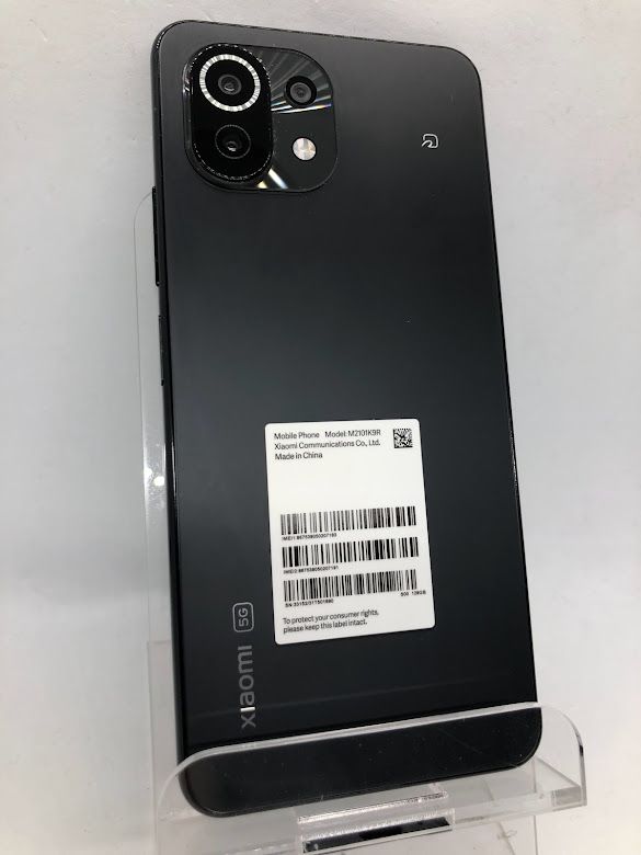 ムスビー｜Mi 11 Lite 5G M2101K9R 128GB トリュフブラック SIMフリー 