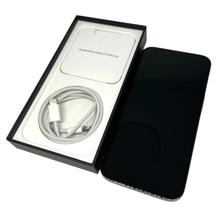 �ڥХåƥ꡼100%��iPhone��13Pro��256GB��������֥롼��SIM�ե꡼��au��