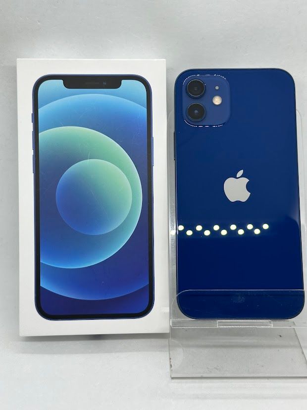 ムスビー｜iPhone12 256GB ブルー SIMフリー バッテリー77％【iPhone12 