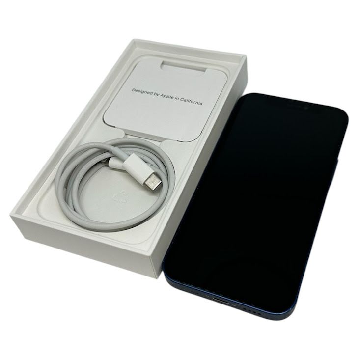 iPhone��12mini��64GB���֥롼��SIM�ե꡼��au��