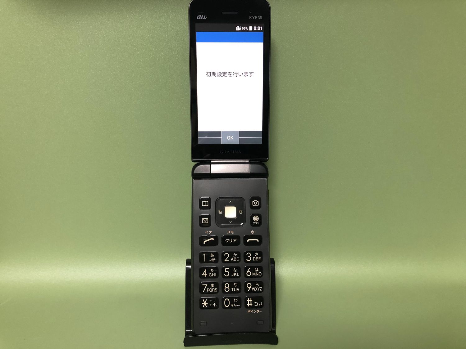 au - au GRATINA 4G simロック解除済み KYOCERA SIMロック解除済み 京セラ au エーユー ガラケー