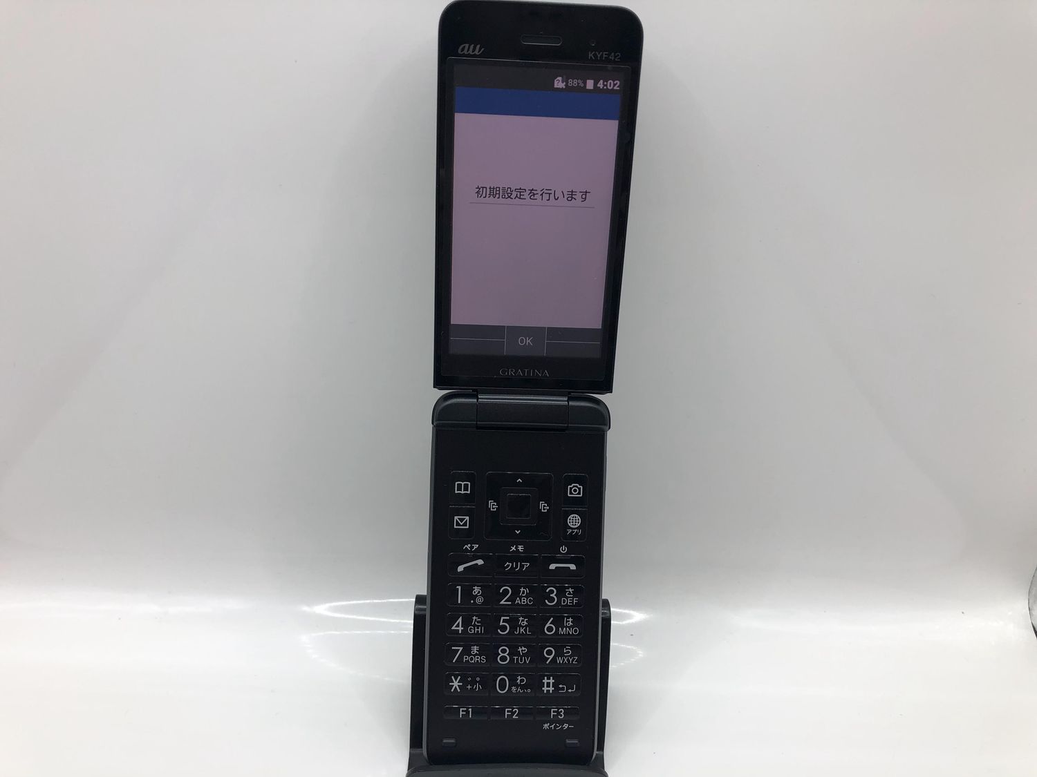 ムスビー｜AU GRATINA KYF42 ブラック 京セラ 4G LTE【純正AC