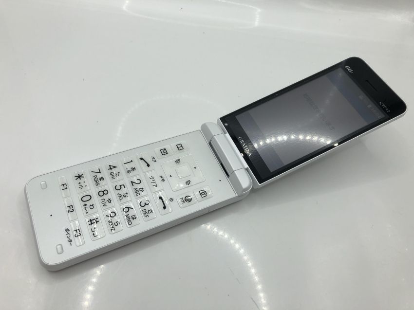 au GRATINA KYF42 ホワイト 4G ガラケー ☆未使用☆ ムスビー|【Simフリー】AU GRATINA KYF42 ホワイト 京セラ 4G