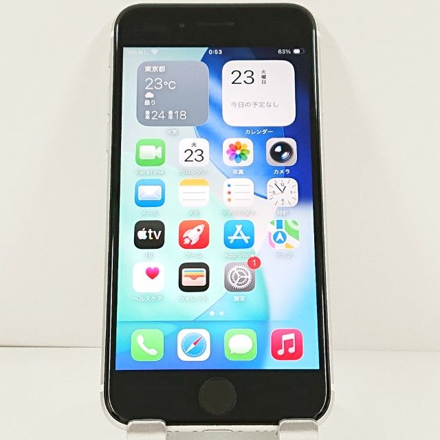 iPhoneSE ��2���� 64GB �ɥ��� �ۥ磻�� c20932