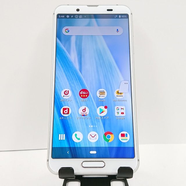 ムスビー｜AQUOS sense3 SH-02M docomo シルバーホワイト c07019  