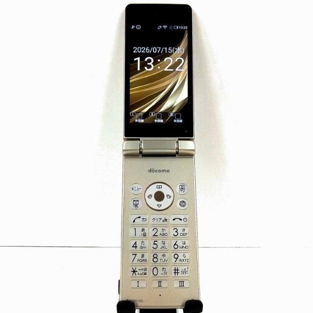 AQUOSケータイ SH-02L ゴールド 未使用 AQUOS ケータイ SH-02L 商品一覧｜ムスビー【中古スマホ・中古