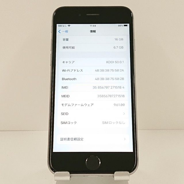 iPhone6s 16GB SIM�ե꡼ ���ڡ������쥤 c18804