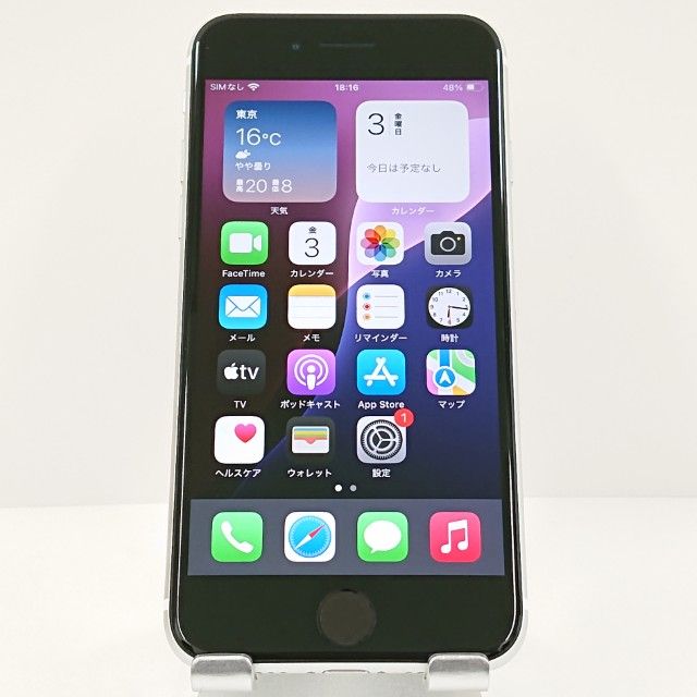 iPhoneSE ��2���� 64GB �ɥ��� �ۥ磻�� c18681