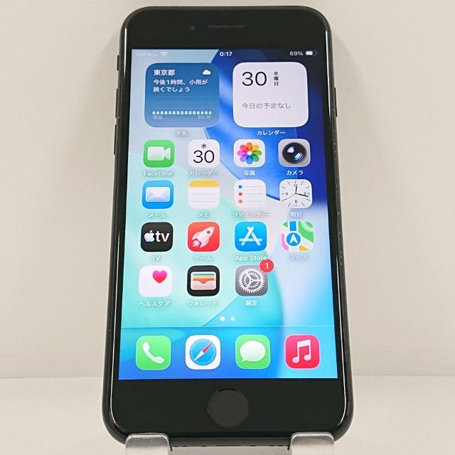 iPhoneSE ��2���� 64GB �ɥ��� �֥�å� c22944