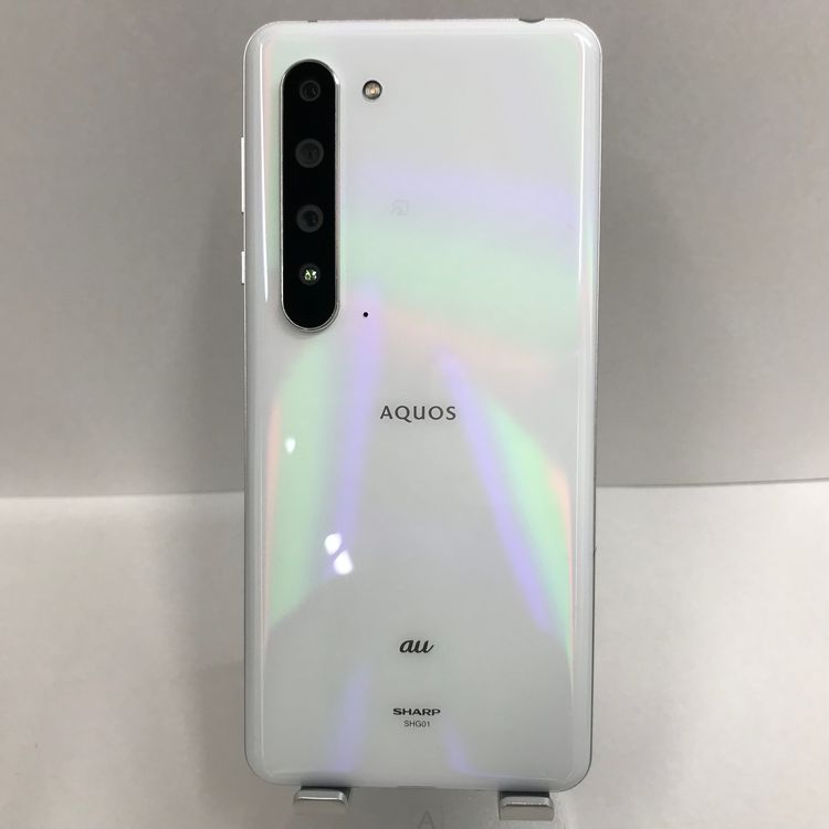 ムスビー｜SIMロック解除済み au AQUOS R5G SHG01 オーロラホワイト 