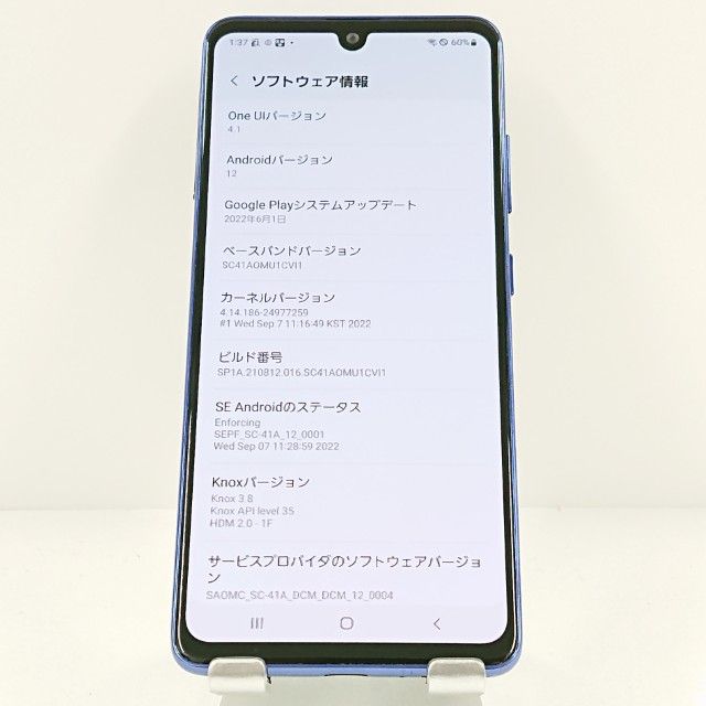 Galaxy A41 SC-41A �ɥ��� �֥롼 c19990