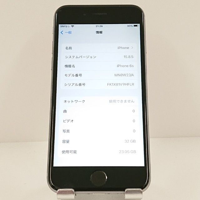 iPhone6s 32GB SIM�ե꡼ ���ڡ������쥤 c19318