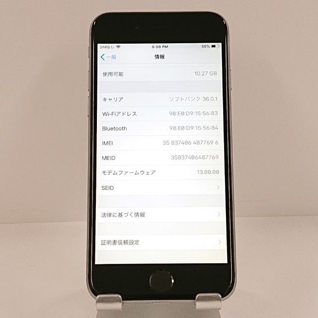 iPhone6 16GB SoftBank ���ڡ������쥤 c22352
