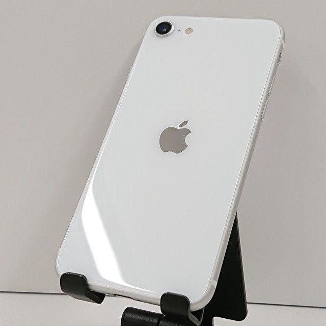 iPhoneSE ��2���� 64GB �ɥ��� �ۥ磻�� c16498