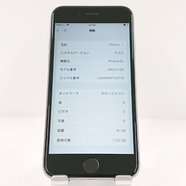 iPhone6s 16GB SIM�ե꡼ ���ڡ������쥤 c18094