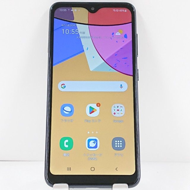 Galaxy A21 ����ץ� SCV49 au �֥�å� c20834