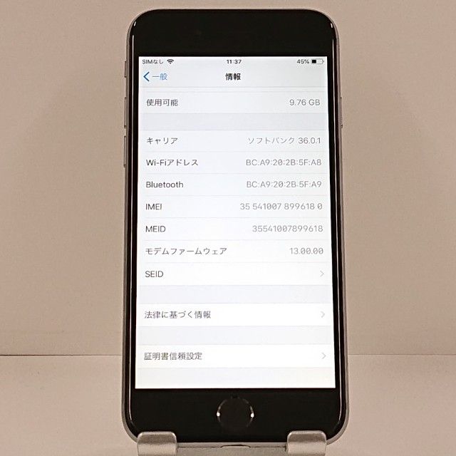 iPhone6 16GB SoftBank ���ڡ������쥤 c22355