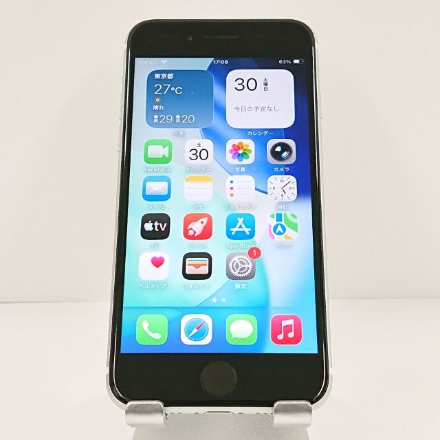 iPhoneSE ��2���� 64GB �ɥ��� �ۥ磻�� c20365