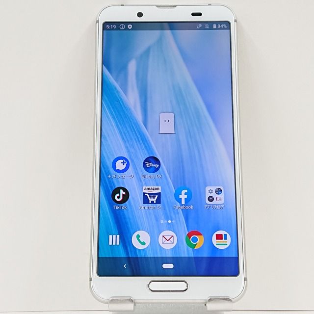 ムスビー｜AQUOS sense3 SH-02M docomo シルバーホワイト c04941  