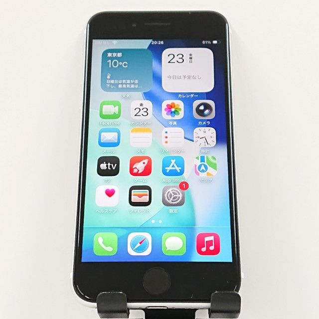 iPhoneSE ��2���� 64GB �ɥ��� �ۥ磻�� c16499