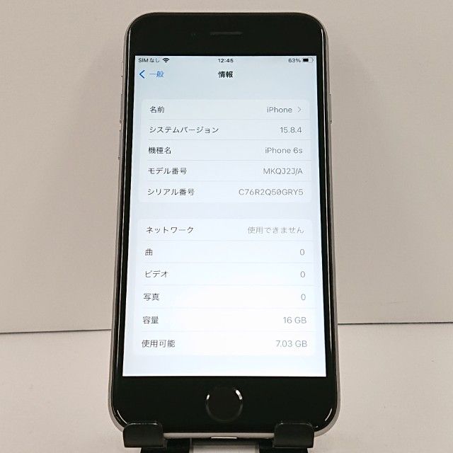 iPhone6s 16GB SIM�ե꡼ ���ڡ������쥤 c18550