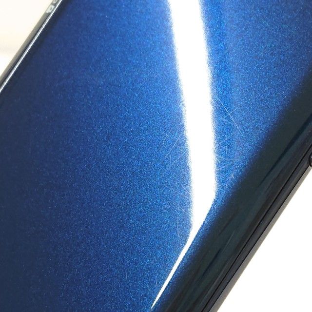 らくらくスマートフォン F-42A ドコモ ネイビー c13245