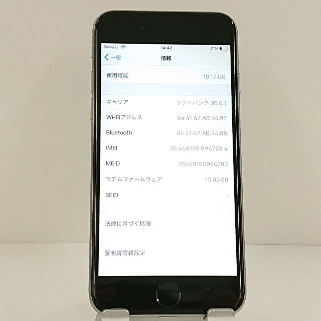 iPhone6 16GB SoftBank ���ڡ������쥤 c22346
