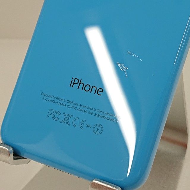 iPhone5c 16GB �ɥ��� �֥롼 c16070
