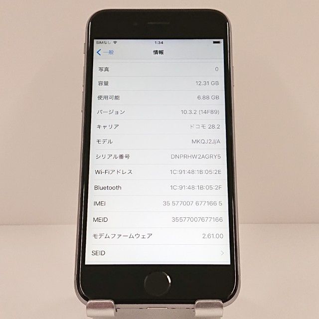 iPhone6s 16GB SIM�ե꡼ ���ڡ������쥤 c18803