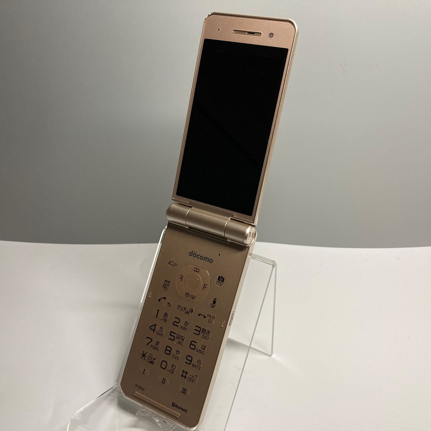 ムスビー｜【中古】docomo P-01H ゴールド 即決 送料無料 n01230