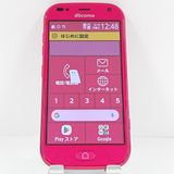 ムスビー｜docomo F-01L 富士通 ピンク らくらくスマートフォン